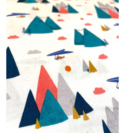 Tissu Cotton & Steel - Mountain skies