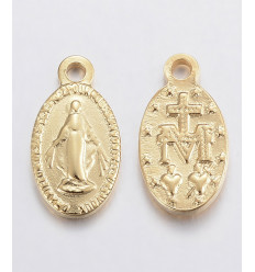 pendentif vierge inoxydable