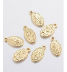 pendentif vierge inoxydable