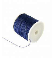 Fil de jade/nylon tressé - marine