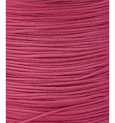 Fil de jade/nylon tressé - fuschia