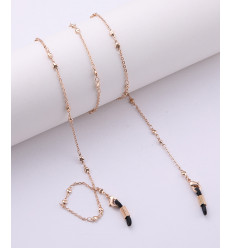 attache lunette dorée (la paire)