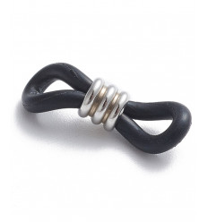 attache lunette argenté (la paire)