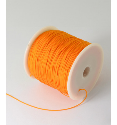 0,5mm - Fil de jade/nylon tressé - vert foncé