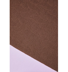 Tissu jacquard bio "Leaf" - Mind The Maker