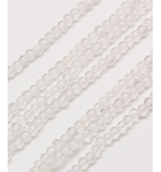 2mm - Chapelet pierre - cristal de quartz