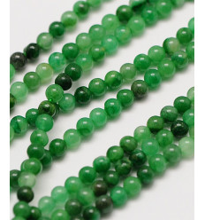 3mm - Chapelet pierre - jade vert