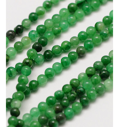 3mm - Chapelet pierre - jade vert