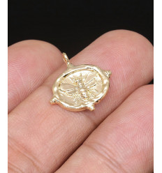 Pendentif pastille abeille