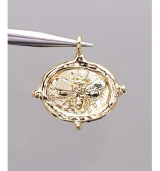 Pendentif pastille abeille