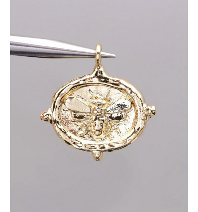 Pendentif pastille abeille