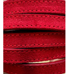 Galon en cuir "nubuck"