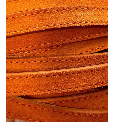 Galon en cuir "nubuck"