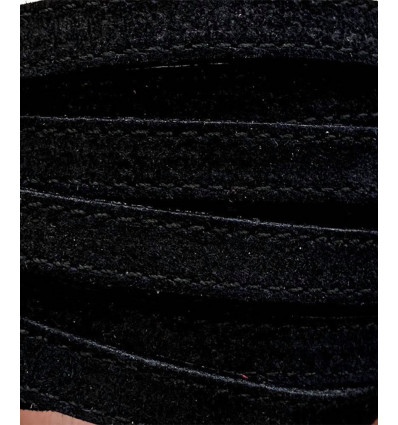 Galon en cuir "nubuck"