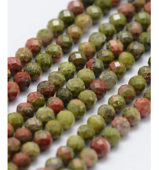 2,5mm - Chapelet pierre - unakite