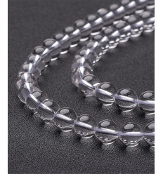 8mm - Chapelet pierre - cristal de quartz