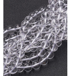 8mm - Chapelet pierre - cristal de quartz