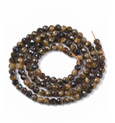 3mm - Chapelet pierre - oeil de tigre