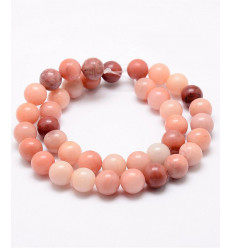 8mm - Chapelet pierre - aventurine rose