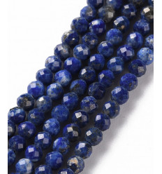 3mm - Chapelet pierre - lapis lazuli