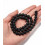 8mm - agate noire mat - Chapelet pierre
