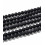 8mm - agate noire mat - Chapelet pierre