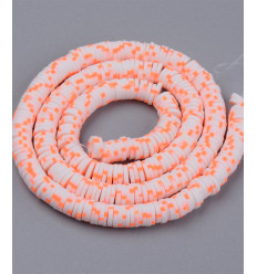 6mm - Chapelet perles rondelles Heishi