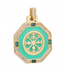 Pendentif mythologique émaillé