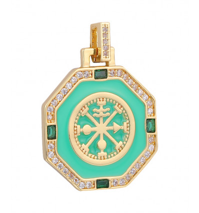 Pendentif mythologique émaillé