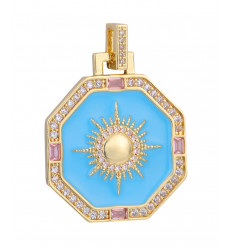 Pendentif mythologique émaillé