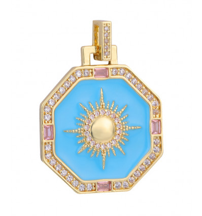 Pendentif mythologique émaillé