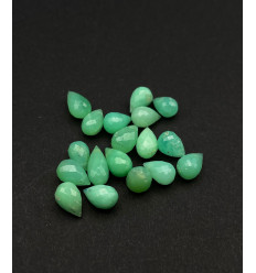 Chrysoprase à facettes - Goutte