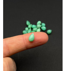 Chrysoprase à facettes - Goutte