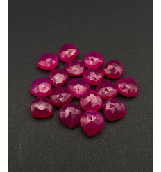 Calcédoine à facettes - Goutte