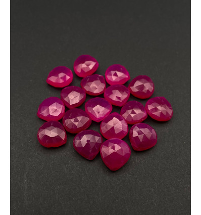 Calcédoine à facettes - Goutte