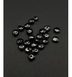Goutte à facette "spinel noir"