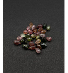 Mini goutte à facette "Tourmaline"