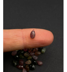 Mini goutte à facette "Tourmaline"