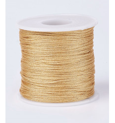 Fil de jade lurex doré foncé