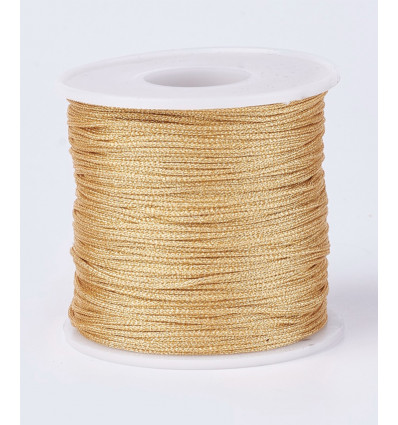 Fil de jade lurex doré foncé