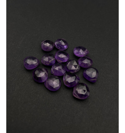 Mini goutte à facette "améthyste"