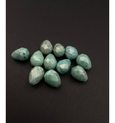 Goutte à facette "amazonite"