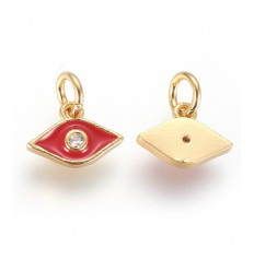 pendentif oeil de protection émaillé
