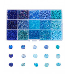 Kit perles de rocaille 4mm
