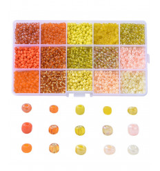 Kit perles de rocaille 4mm