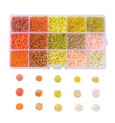 Kit perles de rocaille 4mm