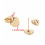 Supports boucles d'oreilles petits coeurs (2pcs)