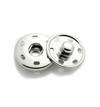 Pression argenté 21mm