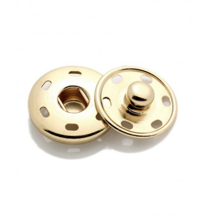 Pression dorée 21mm