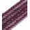 2mm - Chapelet pierre facette - grenat